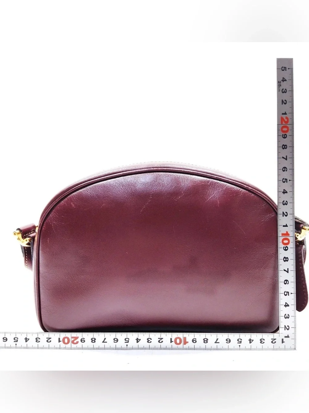 Cartier Shoulder Bag Bordeaux Leather